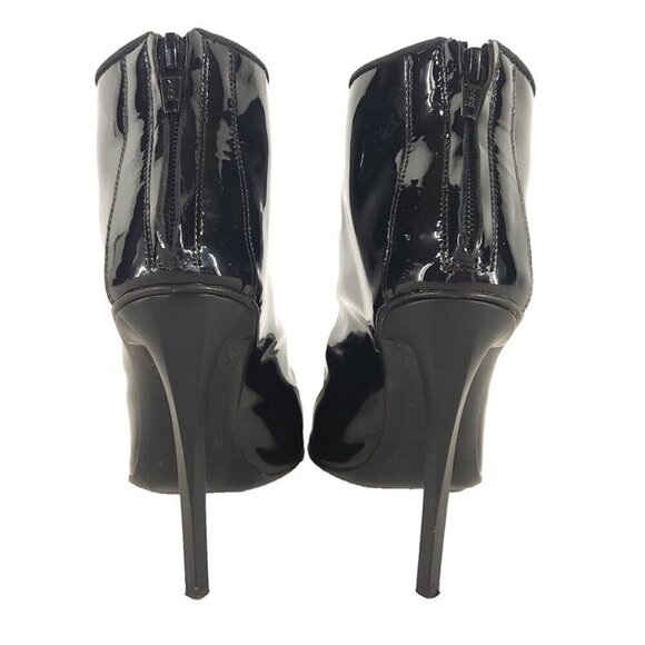 Haider Ackermann Patent Leather Ankle Boots Size 38 US 7 Black Heels $1175 - Picture 4 of 8